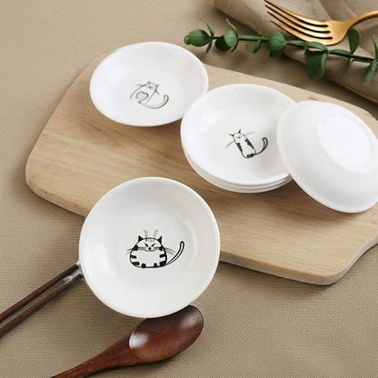 Cat Ceramic Mini Dish – Small Plate for Snacks