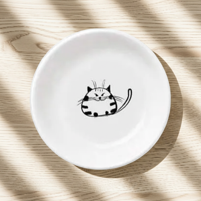 Cat Ceramic Mini Dish – Small Plate for Snacks