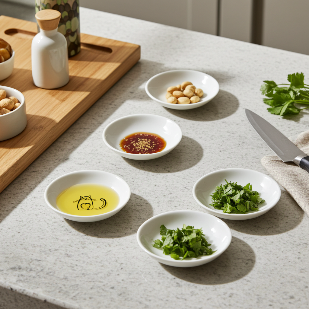 Cat Ceramic Mini Dish – Small Plate for Snacks